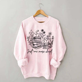 Reading Just One More Chapter Plant Sweatshirt