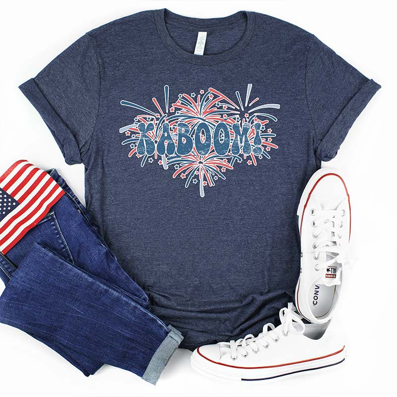 Fireworks Kaboom Funny T-Shirt