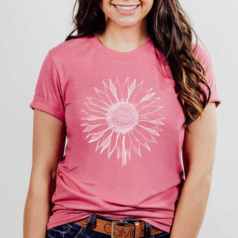 Boho Daisy Mom Summer T-Shirt