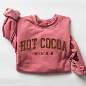 Hot Cocoa Cute Holiday Season Sweatshirt