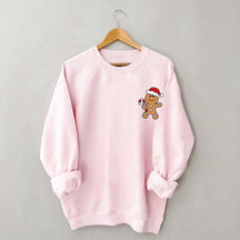 Women's Christmas Gingerbread Man Sweatshirt