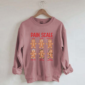 Pain Scale Gingerbread Sweatshirt