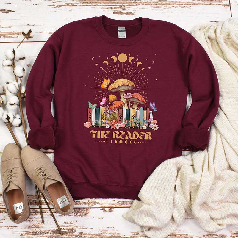 Reading Magic Mushroom Sweatshirt