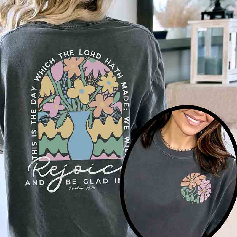 Boho Bible Verse  Vintage Floral  T-Shirt