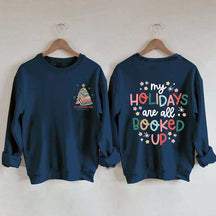 All Booked For Christmas Lovers Sweatshirt