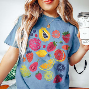 Cute Vintage Fruit Lemon Citrus T-Shirt