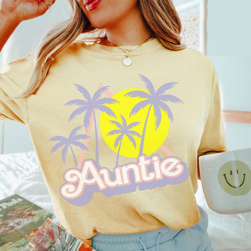 Gift for Auntie Summer T-Shirt