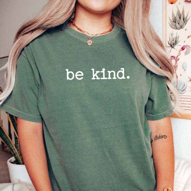 Cute Be Kind Print T-Shirt