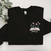 Bookish Floral Booktroverts Sweatshirt