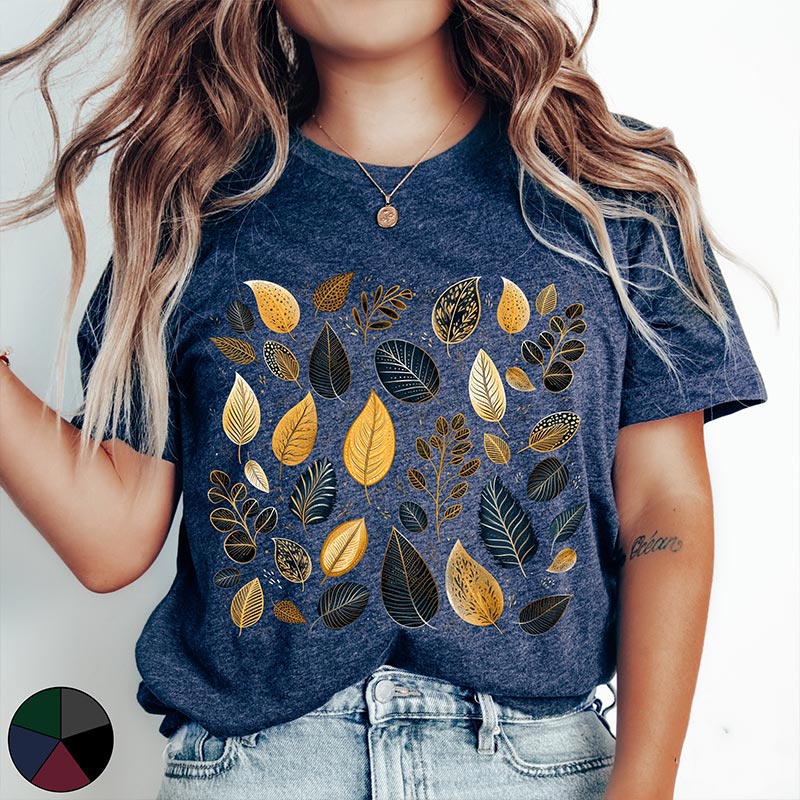 Fallen Leaves Nature Forest T-Shirt