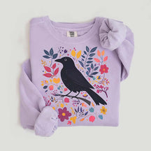 Crow Sweatshirt Bird Sweatshirt