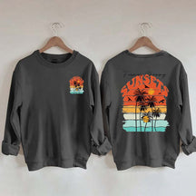 Trendy Forever Chasing Sunsets Sweatshirt