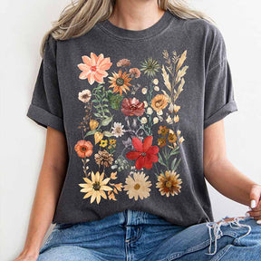 Fall Wildflower Comfort Colors T-Shirt