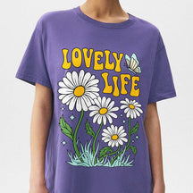 Lovely Life Hippie Floral T-Shirt