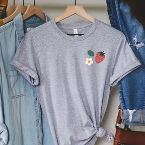 Strawberry Farmers Market Fruit Foodie T-Shirt