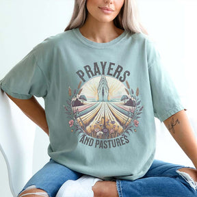 Farming Spiritual Outdoor Wildflower Design T-Shirt