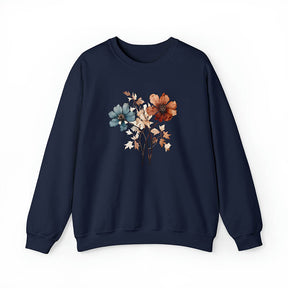 Pastel Botanical Floral Wildflowers Sweatshirt