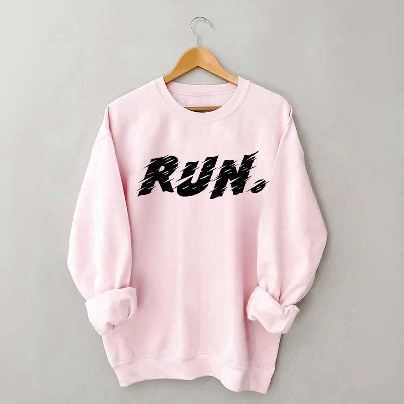 Marathon Runner Gym Workout Sweatshirt