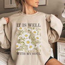 Vintage Floral Spiritual Faith Sweatshirt