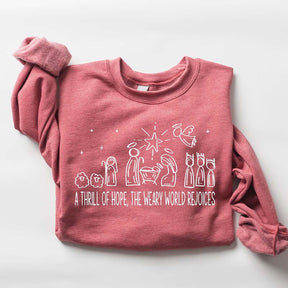 Christian True Story Nativity Sweatshirt