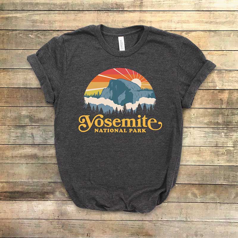 Yosemite Mountain Hiking T-Shirt