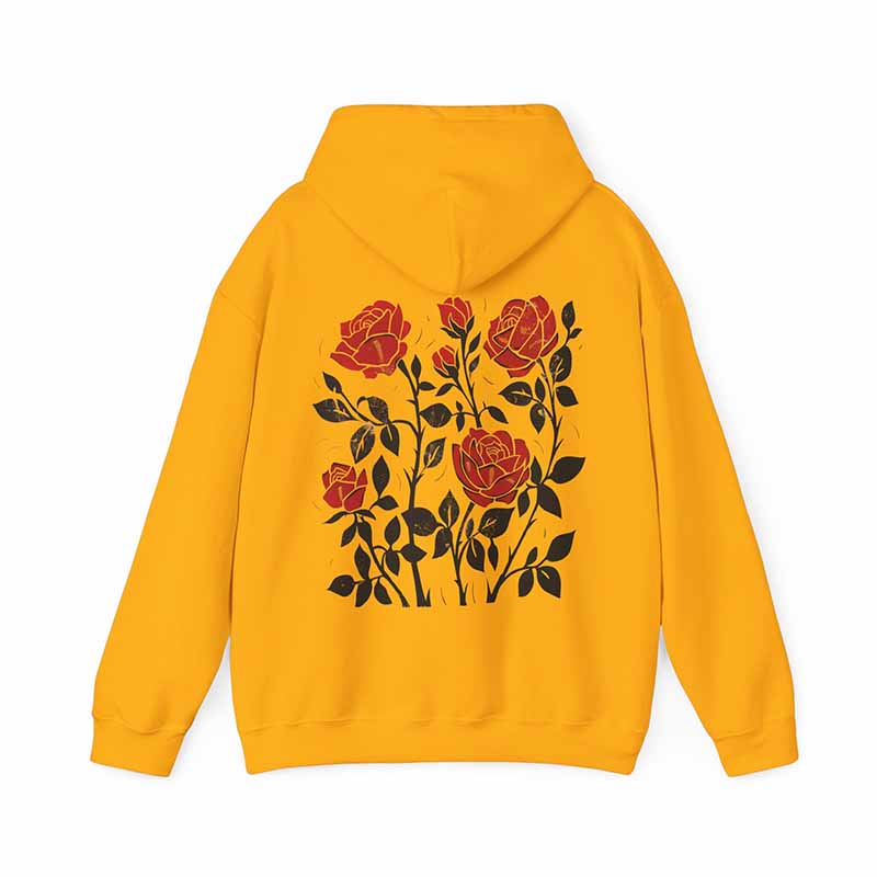 Rose Floral Hoodie