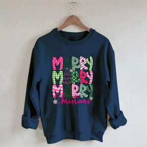 Merry Christmas Snowflake Sweatshirt