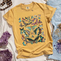 Boho Butterfly Vintage Graphic Whimsigoth T-Shirt