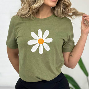 Retro Floral Daisy Hippie T-shirt