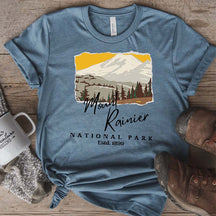 Mount Rainier National Park Camper Hiker T-Shirt