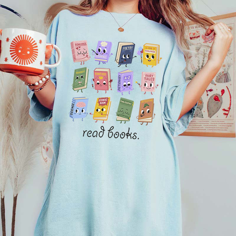 Retro Reading Posters Bookworm T-Shirt