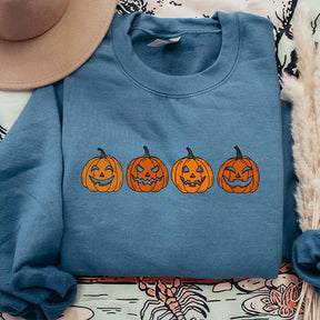 Pumpkin Jack-o-Lantern Halloween Sweatshirt