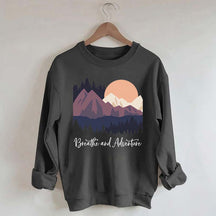 Mountain Outdoor Breathe And Adventure Sweatshirt