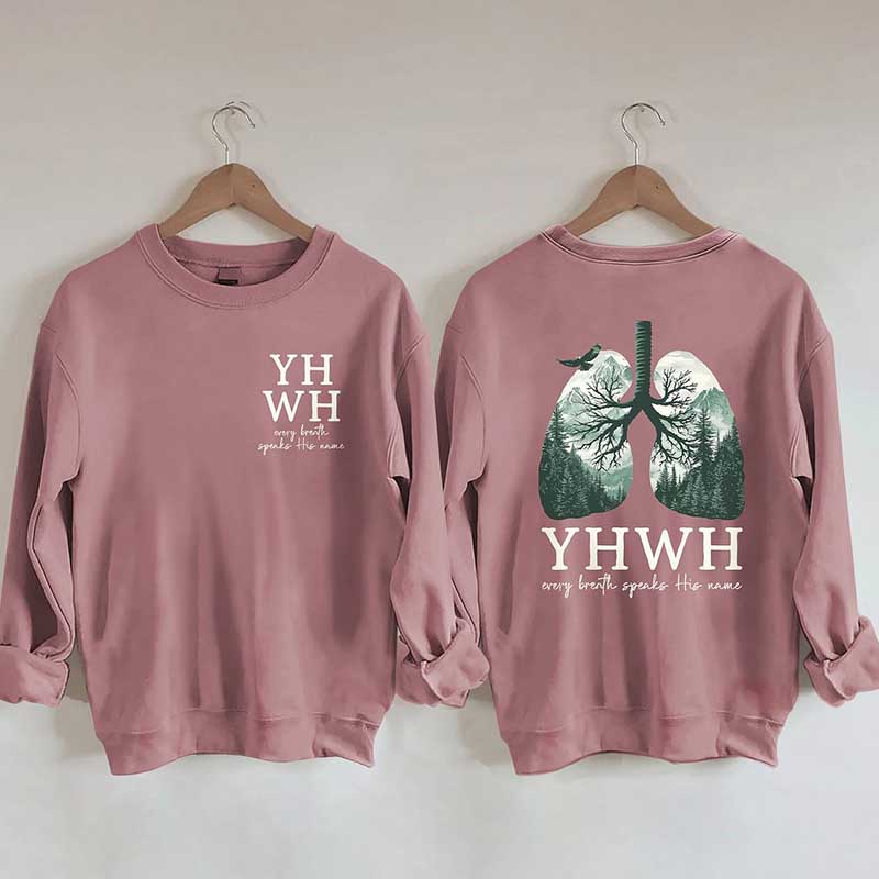 YHWH Lungs Christian Sweatshirt