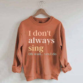 Funny Music Lover Singing Karaoke Sweatshirt