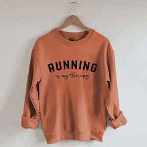 Running Is My Therapy Sweatshirt