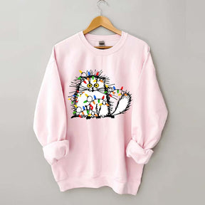 Christmas Funny Cat Sweatshirt