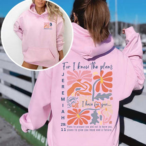 For I Know The Plants Wildflower Hoodie