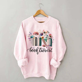 Booktrovert Book Wildflowers Sweatshirt