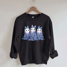 Blue Toile Ghost Sweatshirt