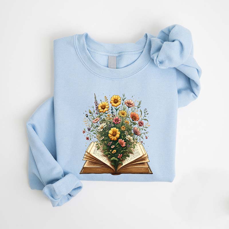 Wildflower Book Lovers Sellers Sweatshirt