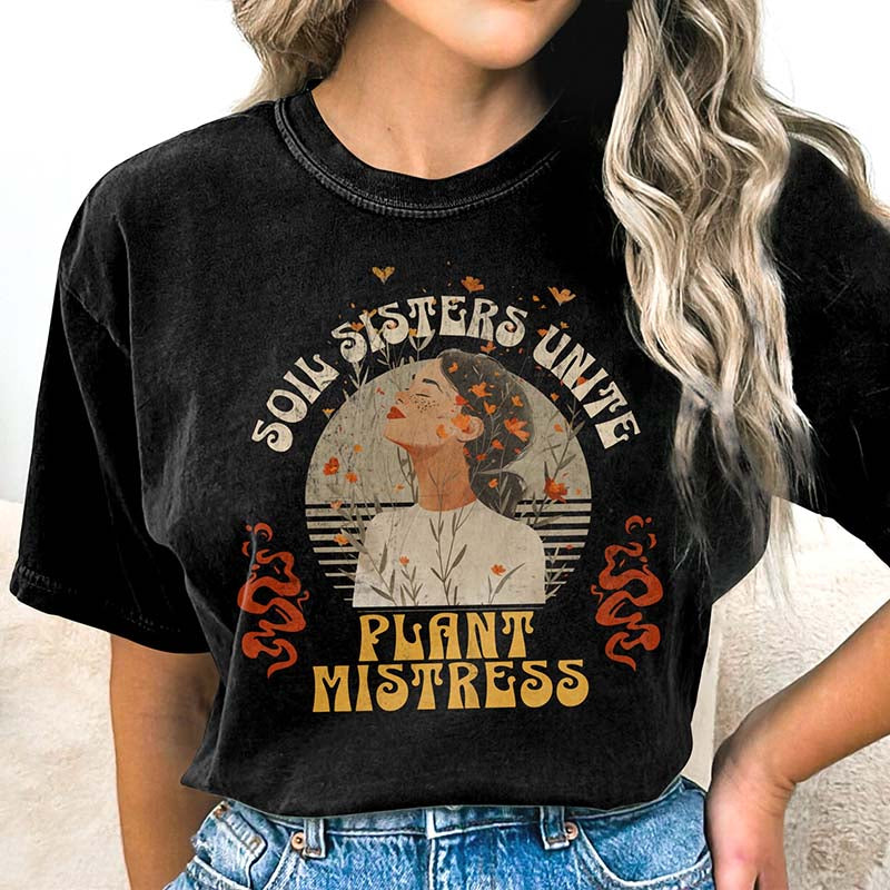 Plant Mistress Botany Floral Graphic T-Shirt