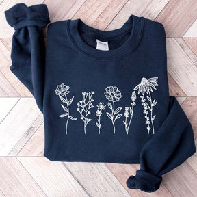 Wildflowers Floral Women Sweatshirt