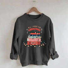 All I Want For Christmas Book Sweatshirt