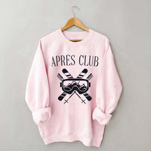 Apres-Ski Club Snow Skier Sweatshirt