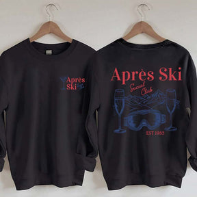 Apres Ski Social Club Mountain Cabin Sweatshirt