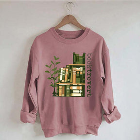 Trendy Booktrovert Cool Readers Sweatshirt