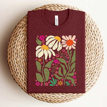 Wildflower Ladies Gift Floral T-Shirt