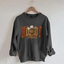 Howdy Christmas Gingerbread Man Sweatshirt