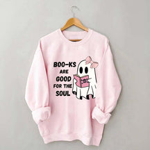 Boo-ks Are Good For The Soul Sweatshirt